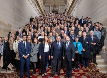 Accueil au Sénat des élus haut savoyards